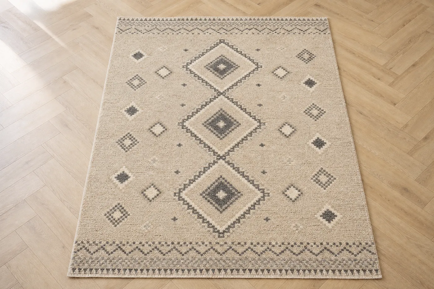 Édition Tapis Berbère Tissé Beige