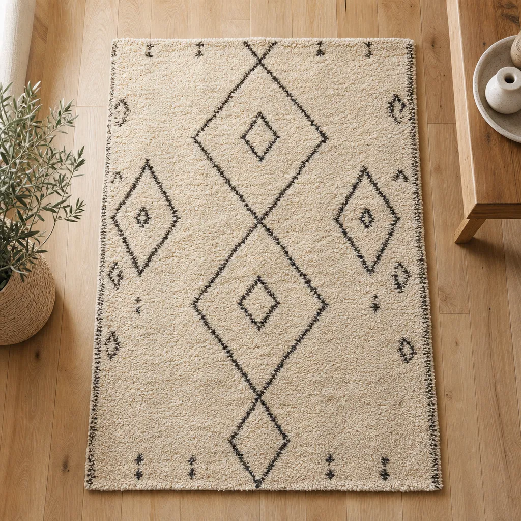 Tapis Berbère Beige 120 x 170 — N°22